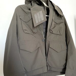 Global Work Brand Jacket Parka Green Small Hooded